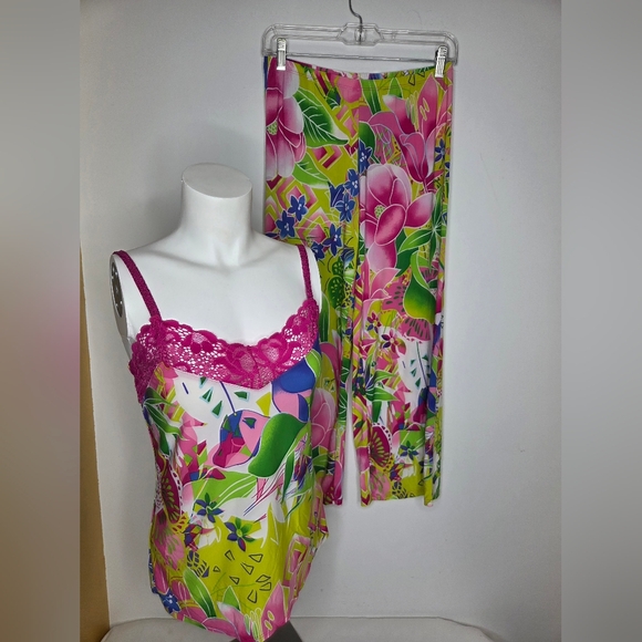 Natori Other - Josie Natori XS  Colorful Pijama Top/buttom